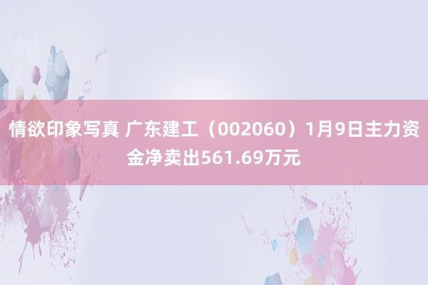 情欲印象写真 广东建工（002060）1月9日主力资金净卖出561.69万元