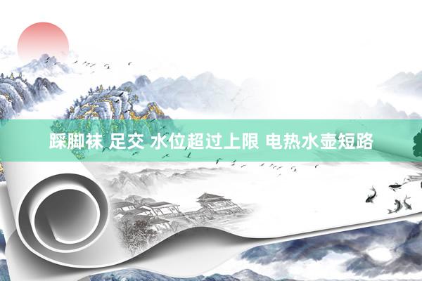 踩脚袜 足交 水位超过上限 电热水壶短路