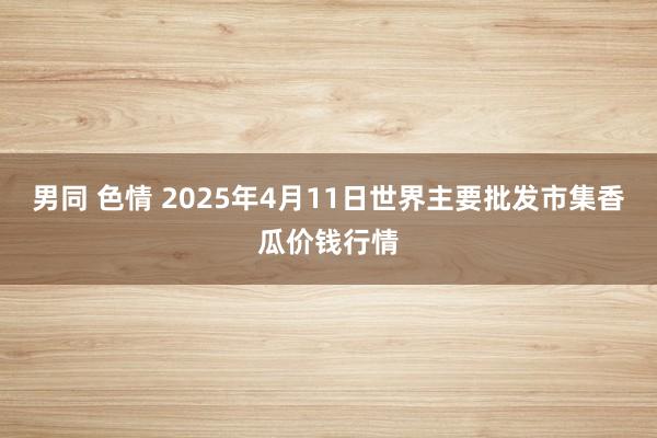 男同 色情 2025年4月11日世界主要批发市集香瓜价钱行情