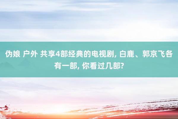 伪娘 户外 共享4部经典的电视剧， 白鹿、郭京飞各有一部， 你看过几部?